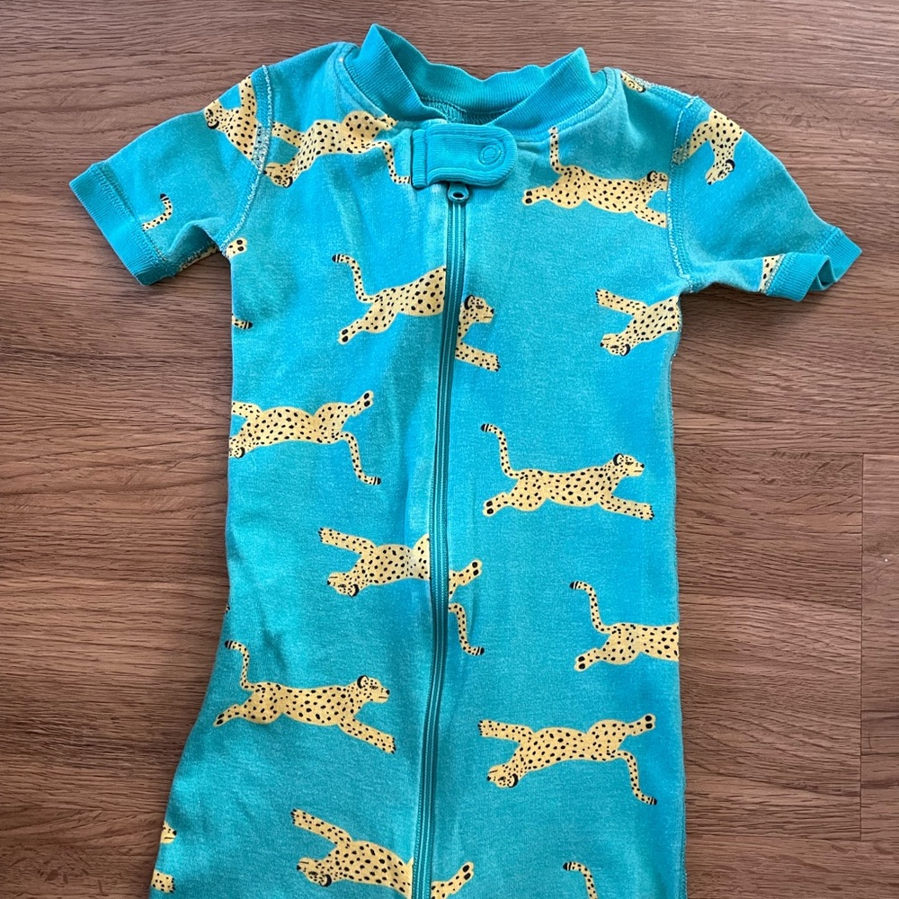 Hanna Andersson cheetah leopard pajamas